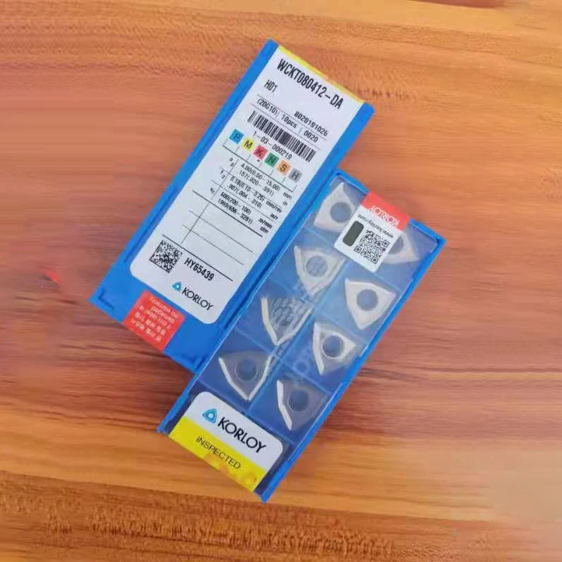 Taladro en U CNC, insertos de melocotón, insertos de aluminio WCKT06T308/080412/030208/040208/050308 -- DA