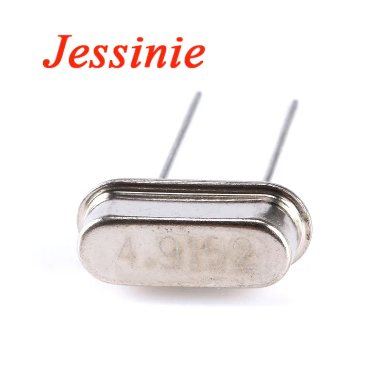 10pcs 49S Crystal Oscillator Passive Resonator Ceramic Quartz DIP 4.096MHz 10.245MHz 4.5MHz 13.56MHz 14.318MHz 20.480MHz 18.432M