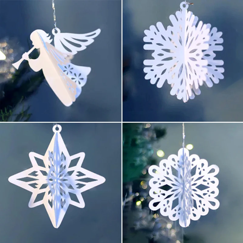 3D Christmas Cute Flake Angel Metal Cutting Dies For DIY Scrapbook Cutting Die Paper Cards Embossed Decorative Craft Die Cut New