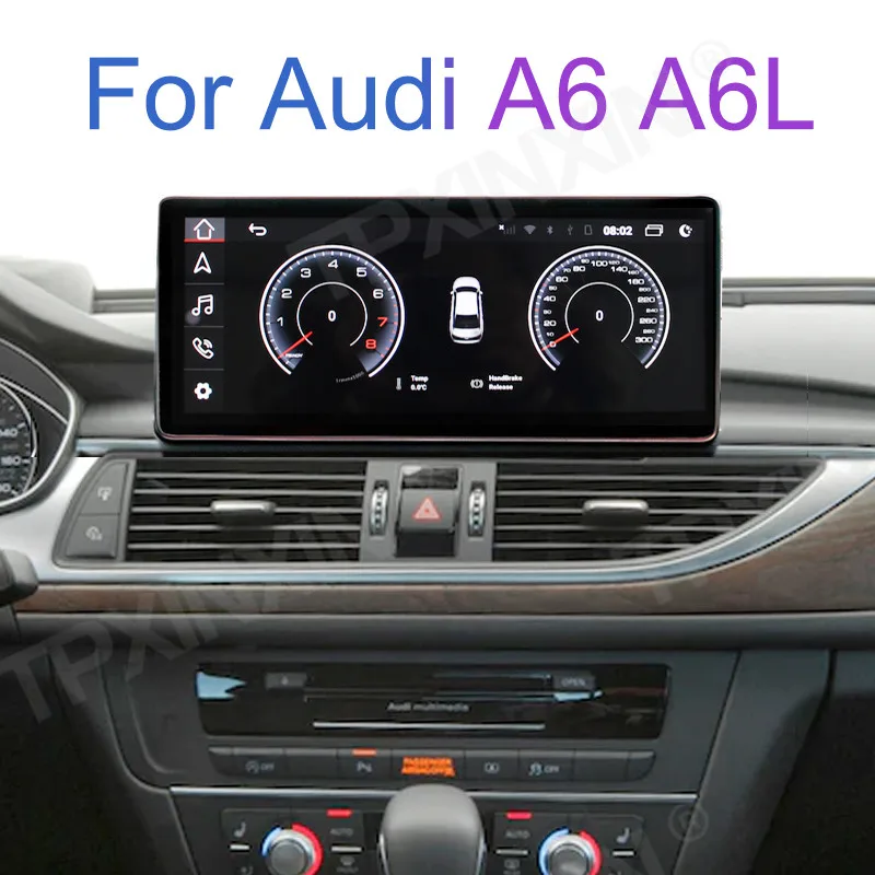 

10.25'' For Audi A6 A6L C7 RS6 MMI TFSI Android Car GPS Navi Radio CarPlay Stereo Audio Accessories Navigation With IPS Screen