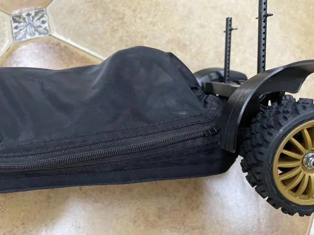 Waterproof Heat Dissipation Dust Cover Ventilation Nylon Case For 1/10 RC Car Model TAMIYA TT-02 Anti-Scratch