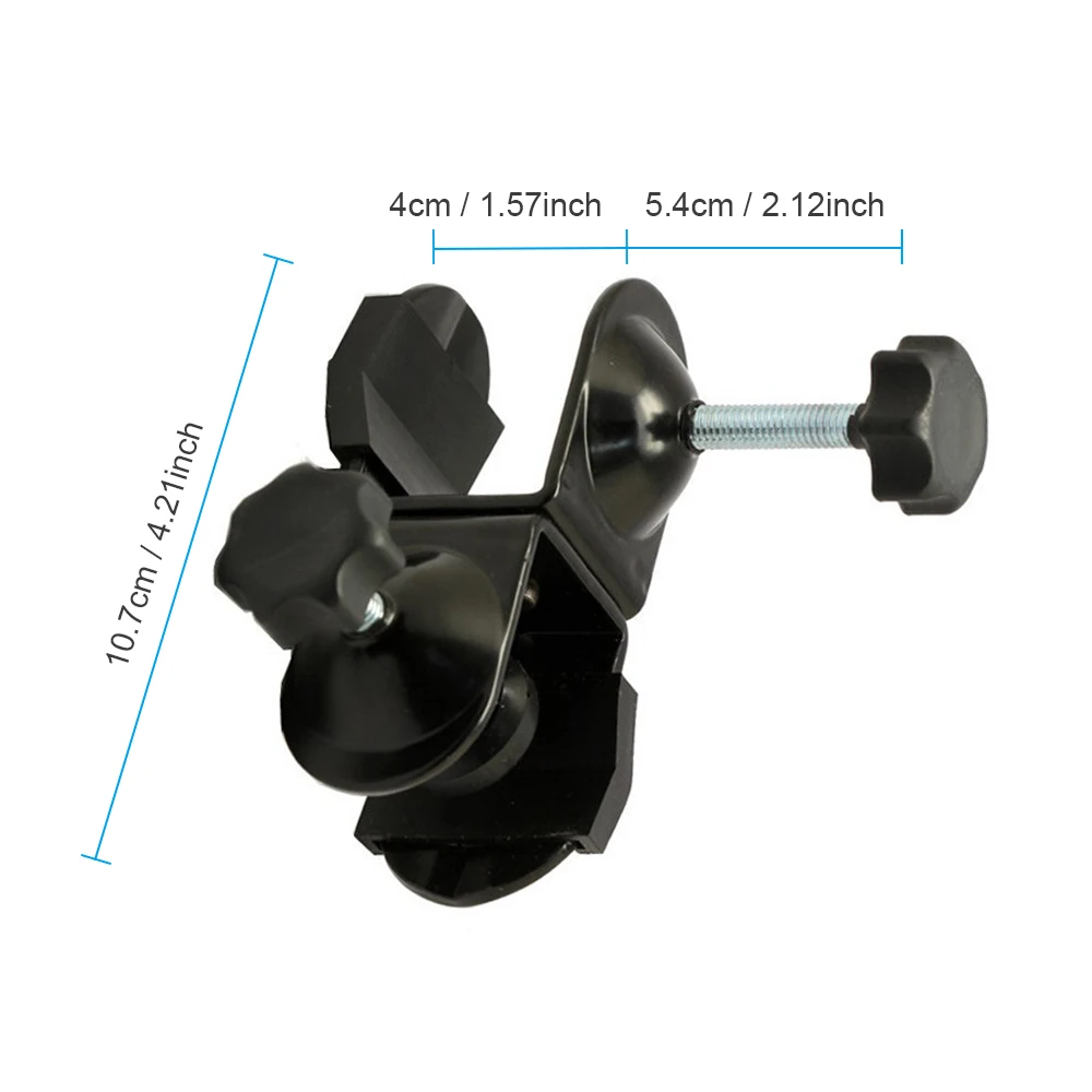 GloryStar Heavy Duty โลหะคู่ U คลิป C Clamp Type Bracket Mount สำหรับ Photo Studio Boom Arm Light Stand ขาตั้งกล้อง