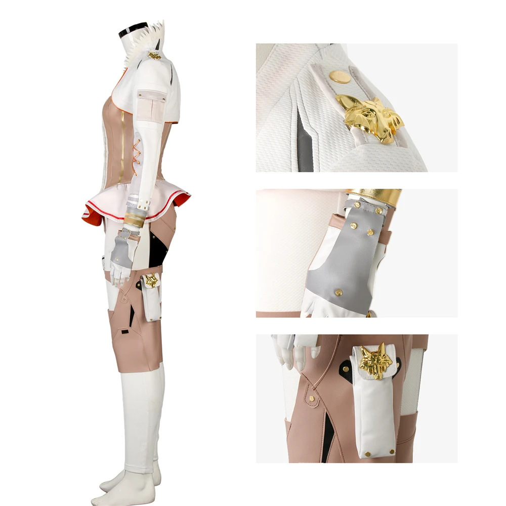 Apex Legends-disfraz de Loba para mujer adulta, conjunto completo de uniforme de alto grado, trajes de Cosplay de Halloween