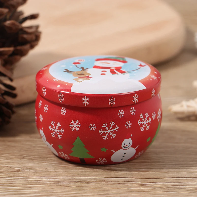 Home Garden Personality Candy Box Drum-shaped Candy Cookie Box Festive Party Supplies Rose Tea Pot Tin Box Small Fresh