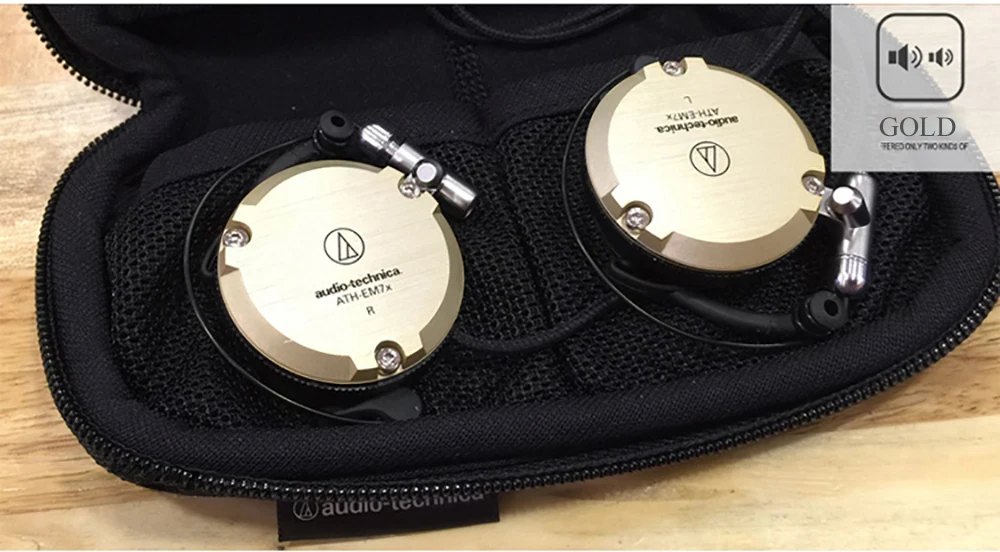 Original Audio-Technica ATH-EM7X auricular con cable deporte