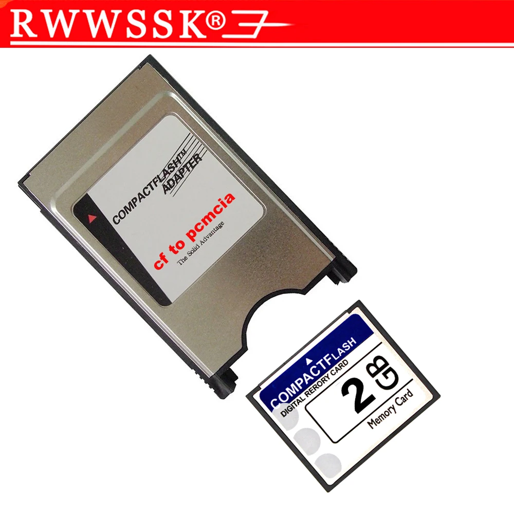 Compact Flash CF Card+PCMCIA card adapter 128MB 256MB 1GB 2GB 4GB 8GB 16GB 32GB 64GB Memory Card for Machine tool Mercedes-Benz