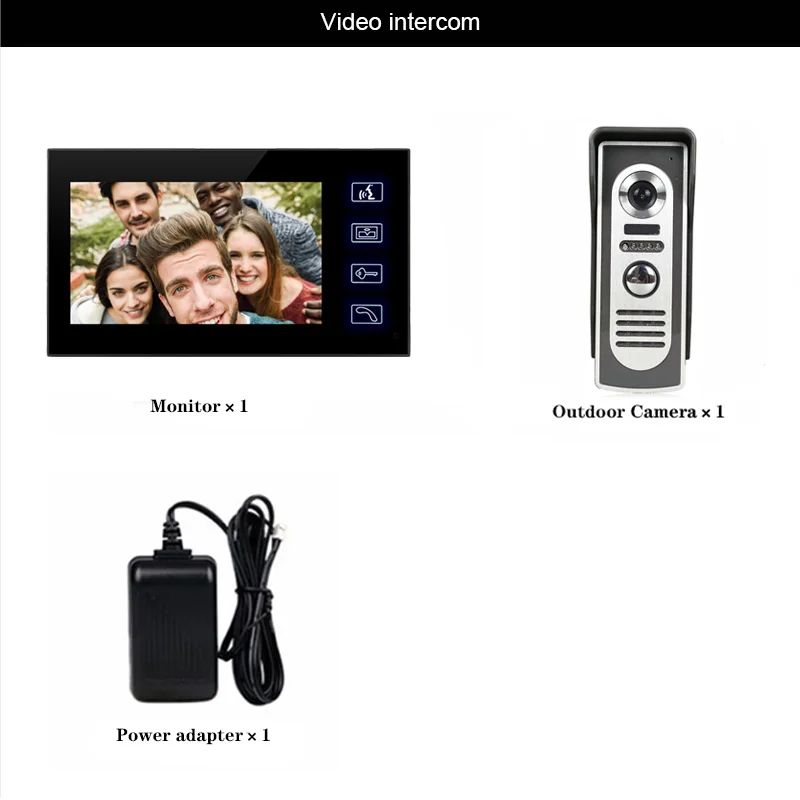 HighQuality Can Video Doorbell Household Cable Landing-answer Villa HD Intelligent Night Vision Electronic Entrance Guard System