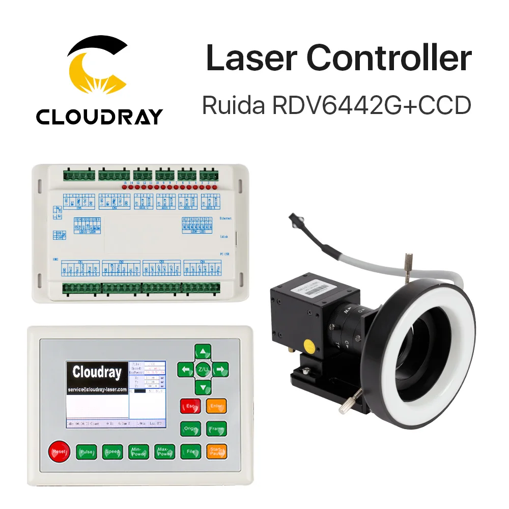 Cloudray Ruida RDV6442G CCD wizualny sterownik laserowy Co2 do maszyny do grawer laserowy