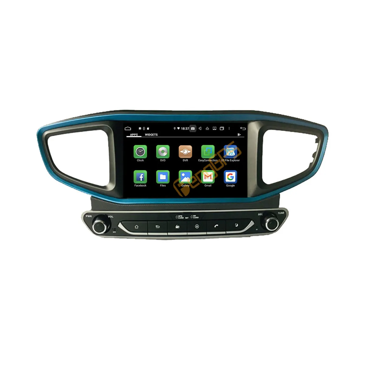 Autoradio Android avec Navigation GPS, Lecteur Stéréo, 2 Din, pour Voiture Hyundai Ioniq Hybrid (2016-2020)