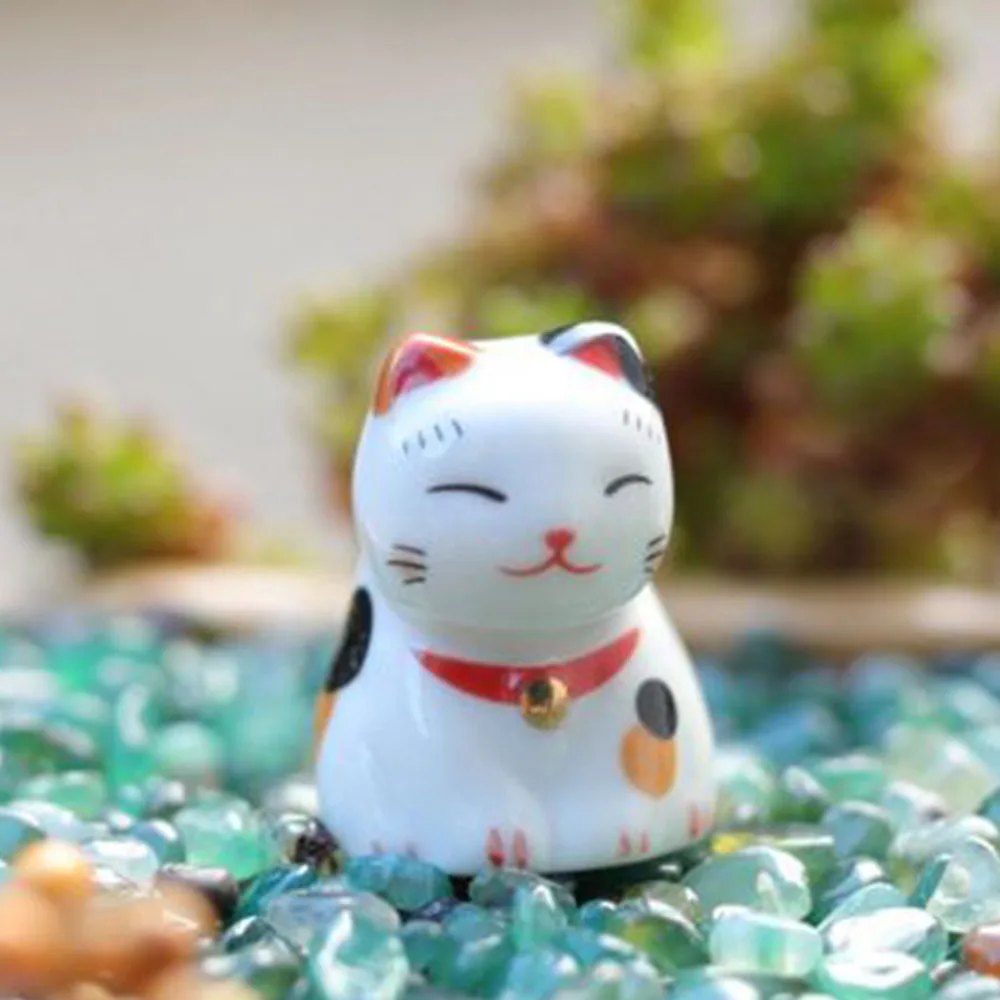 Hot Lucky Cat Chopsticks Holder Japanese Ceramic Chopsticks Care Ceramic Lucky Cat Home Hotel Ceramics Cute Tableware Food Sushi