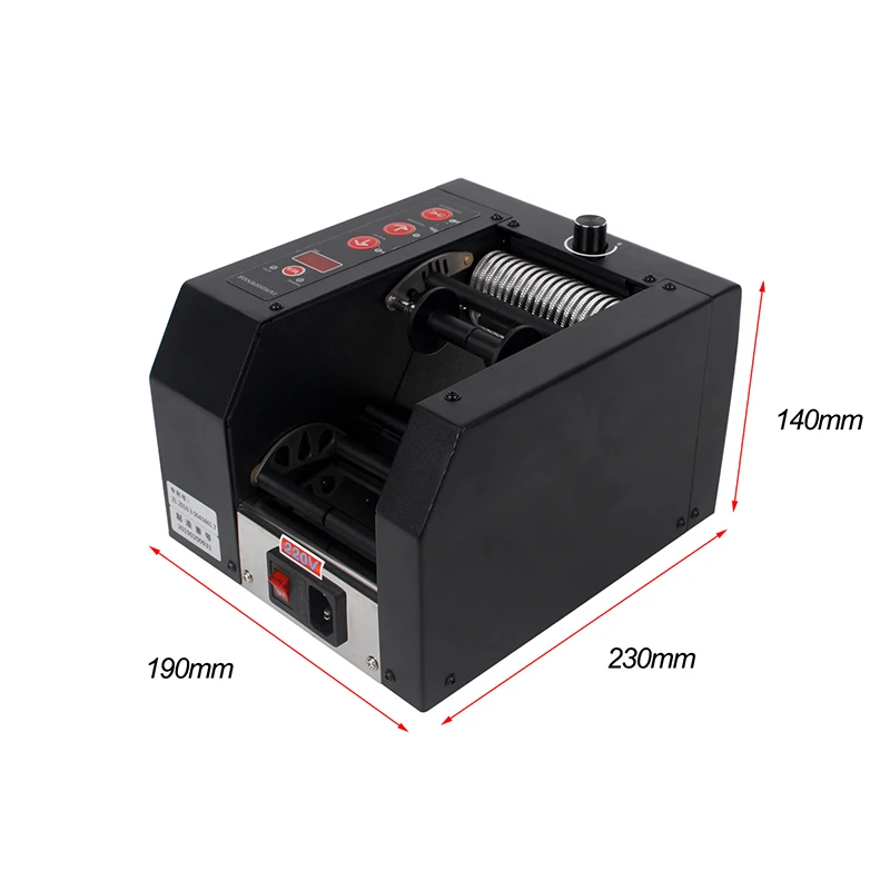 Band Dispenser Automatische Verpackung Band Dispenser ZCUT-80 8-80mm Klebeband Schneiden Cutter Maschine Automatische Band Cut Maschine