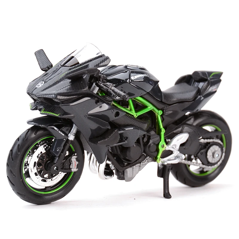 Maisto 1:18 Kawasaki H2 R Ninja statyczne odlewane pojazdy kolekcjonerskie hobby motocyklowe modele zabawek