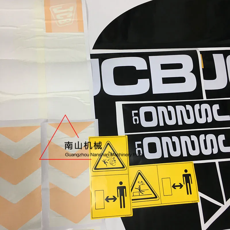 ل JCB حفارة JCB JS200 210 220 240 360 JS130 كامل سيارة ملصق الجسم شعار عالية الدقة ملصق شعار السيارة