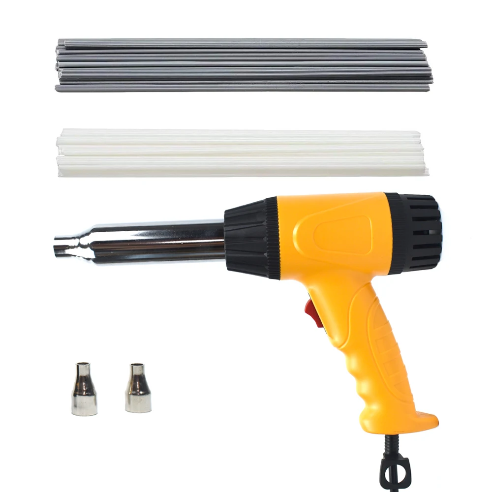 Plastic Welder Kit 750W Hot Air Gun With 100Pcs Plastic Sticks For Car Bumper Repair