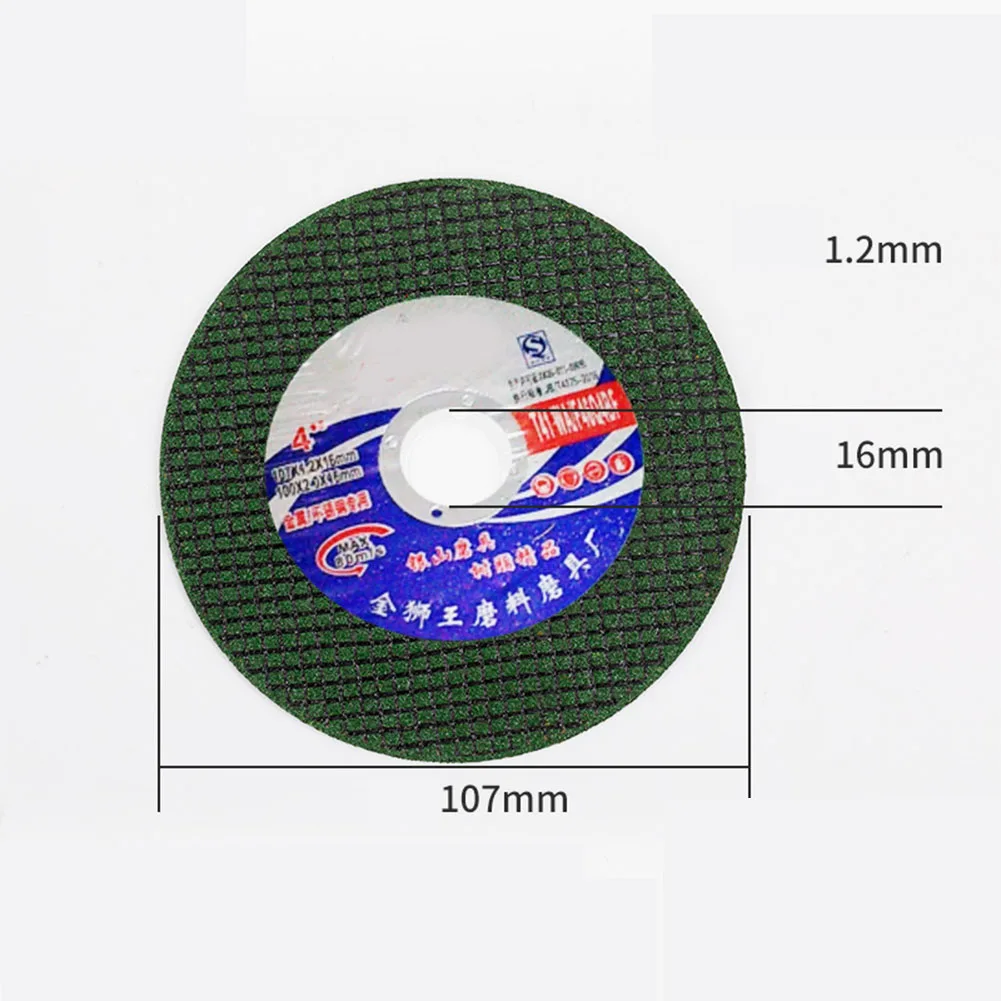 10Pcs 107Mm ตัดเจียรขัดล้อเรซินตัดสแตนเลสเครื่องบดมุมอุปกรณ์เสริม