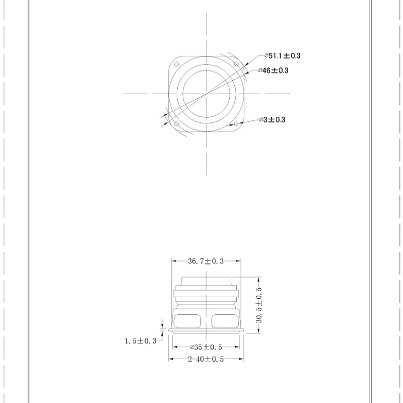 Nouveau 40mm 10W 16 Core 4Ω pour haut-parleur BOSE HIFI basse bobine mobile unité sonore externe magnétique pleine fréquence haut-parleur accessoires