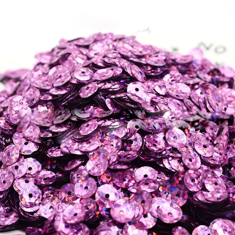 10 grams a pack 6mm DIY handmade color laser concave sequins sequins clothing accessories material package jewelry accessories