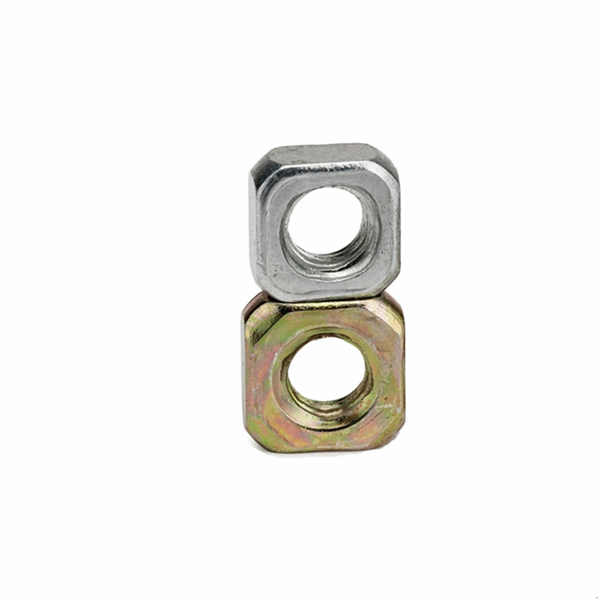 1/5/10/20PCS M3 M4 M5 M6 M8 M10 M12 Carbon Steel Galvanized GB39 Metric Threaded Square Nut Foursquare Quadrate image 2