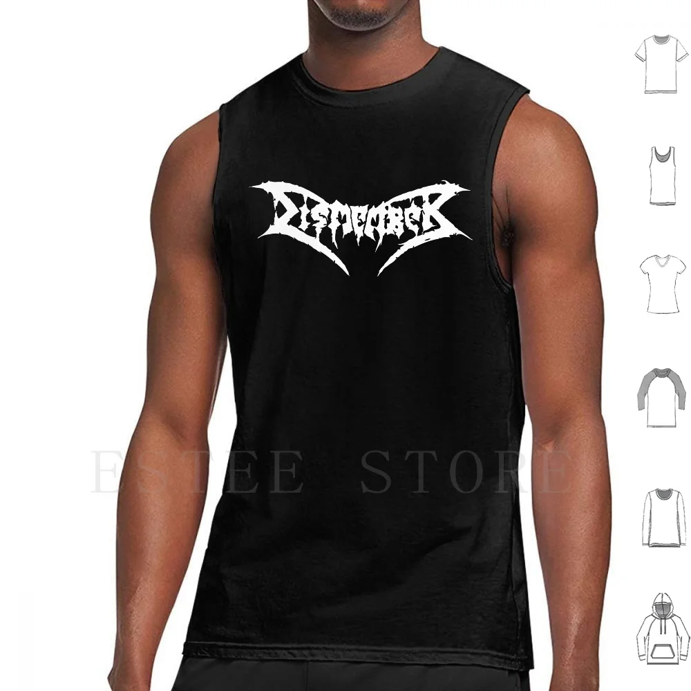 Dismember Tank Tops Vest Cotton Pungent Stench Asphyx Marduk Black Metal Mayhem Burzum Emperor Enslaved Amon Amarth Death