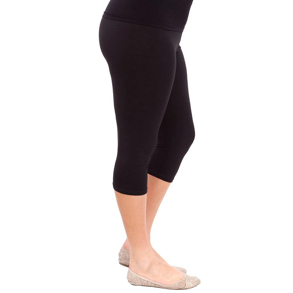 Leggings de algodão feminino, cintura elástica, calças stretch, casual, cor sólida, plus size, primavera e verão, venda especial, 2020