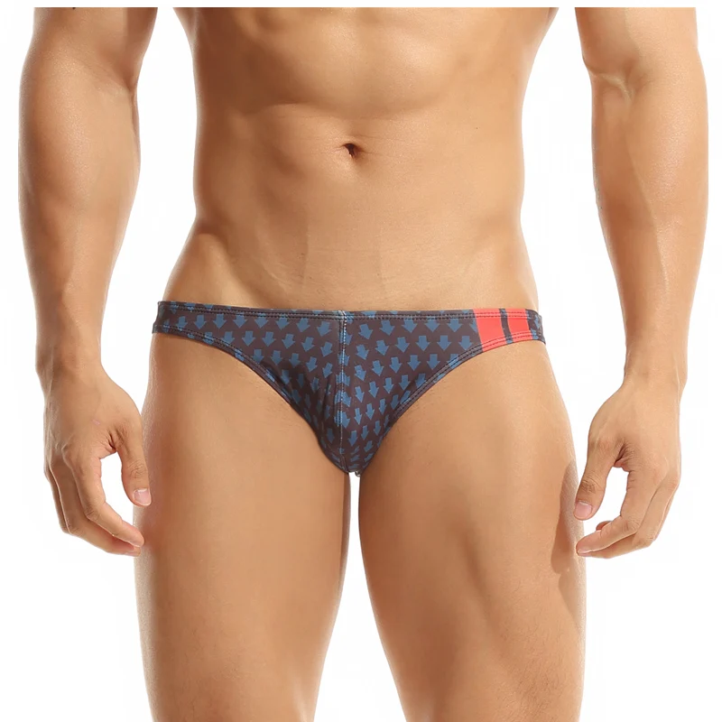 SEOBEAN Men\'s Underpants Sexy Bikini Briefs Letter Printed Pattern Underwear Men Briefs