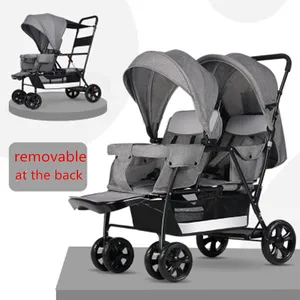 عربة أطفال مزدوجة ، اجلس في عربة أطفال قبل وبعد عربة أطفال ، سيارة مزدوجة ، طفل ثان ، اجلس واجلس أفضل 10 مبيعات عربة أطفال مزدوجة بأعمار مختلفة - رقم 4