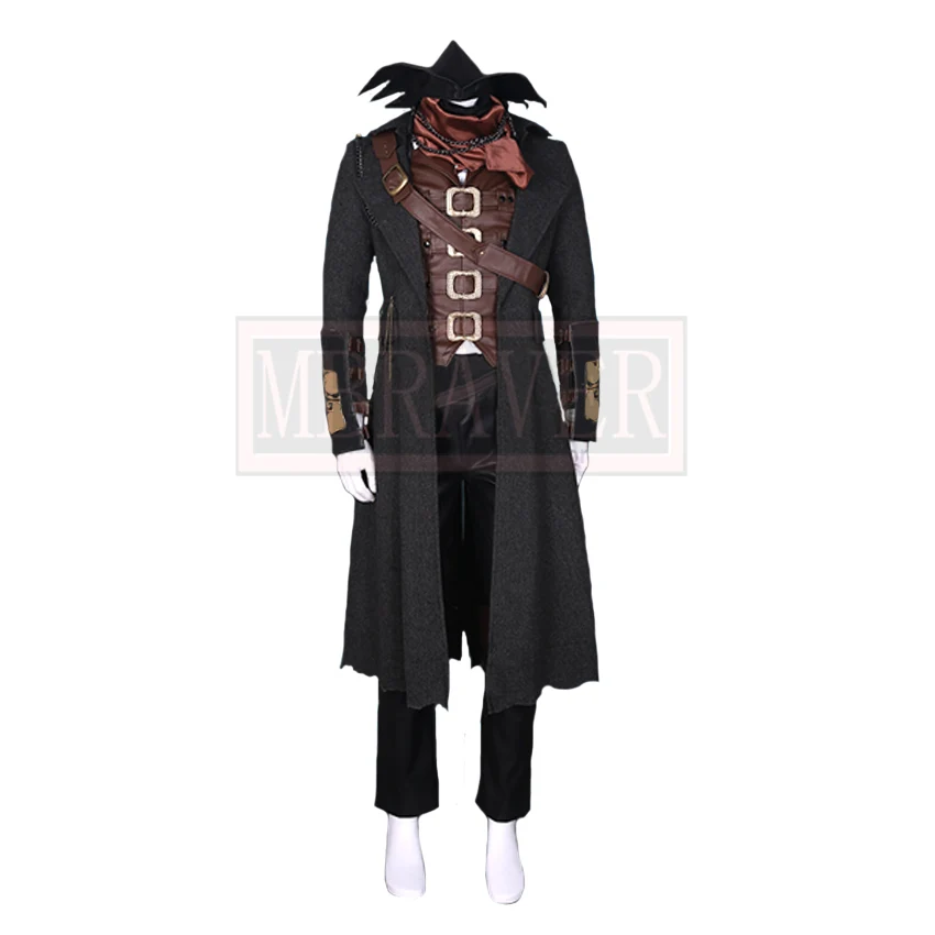 Bloodborne  The First Hunter Gehrman Full Set Cosplay Costume Halloween Party Outfit Custom Made Any Size