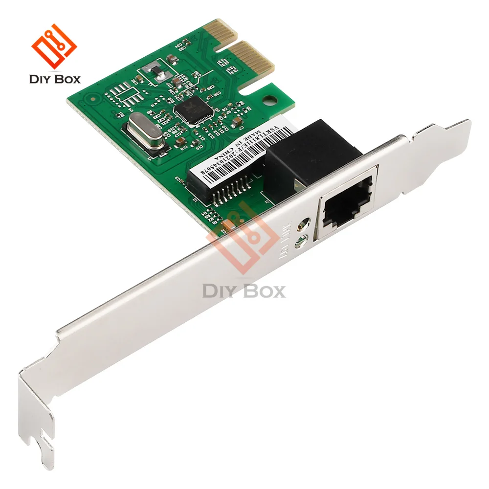 10/100/1000Mbps Ethernet PCI Express PCI-E Network Card Controller RJ45 Lan Adapter Converter for Desktop PC 1000 Gigabit