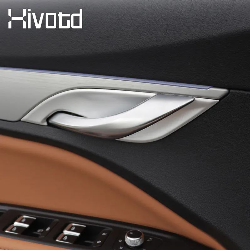Car Door Bowl Cover Trims Door Handle Decoration Panel For Geely New Tugella FY11 Knewstar 001 2023 Interior Styling Accessories