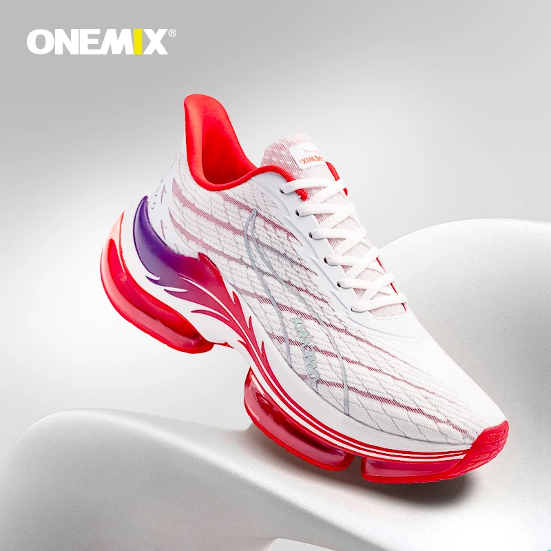 ONEMIX 2023 Men Air Running Shoes for Women Super Light Cushion Adult Shoes Breathable Outdoor Sneakers Male Athletic Trainer