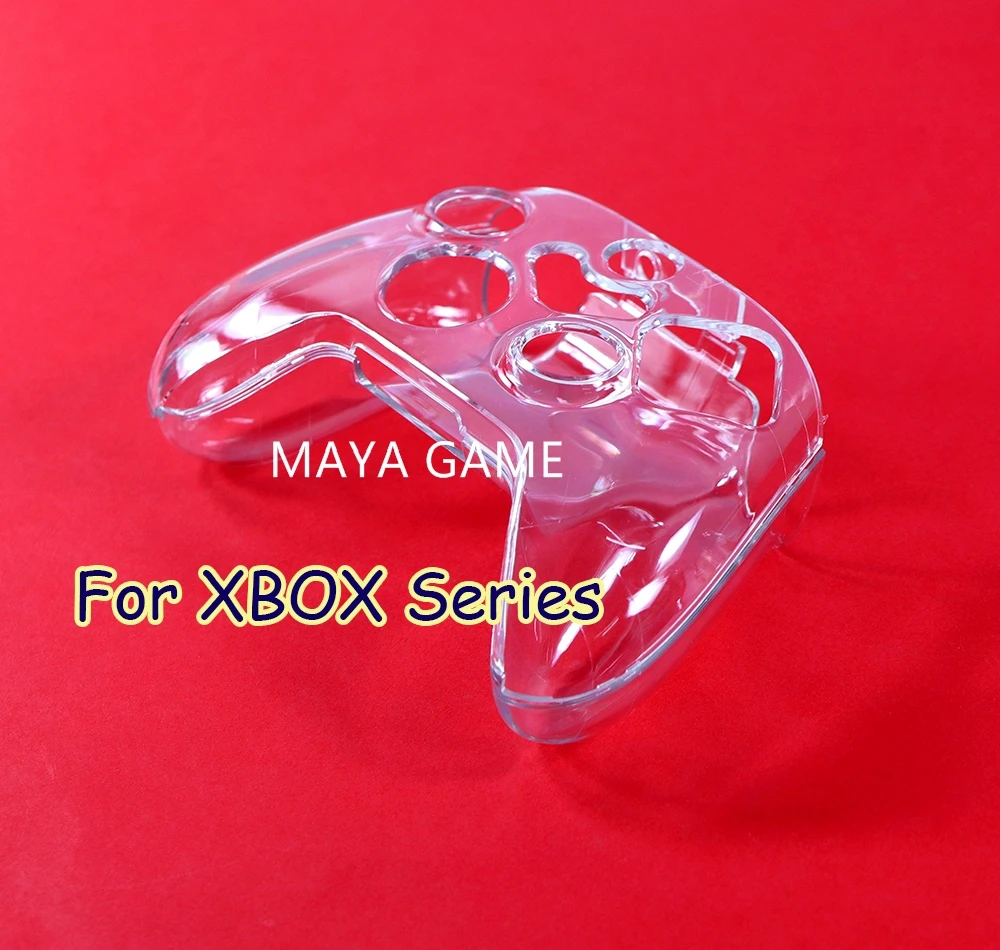 10pcs for xbox series x s hard protective cover handle shell for xbox s x controller Crystal case transparent clear case