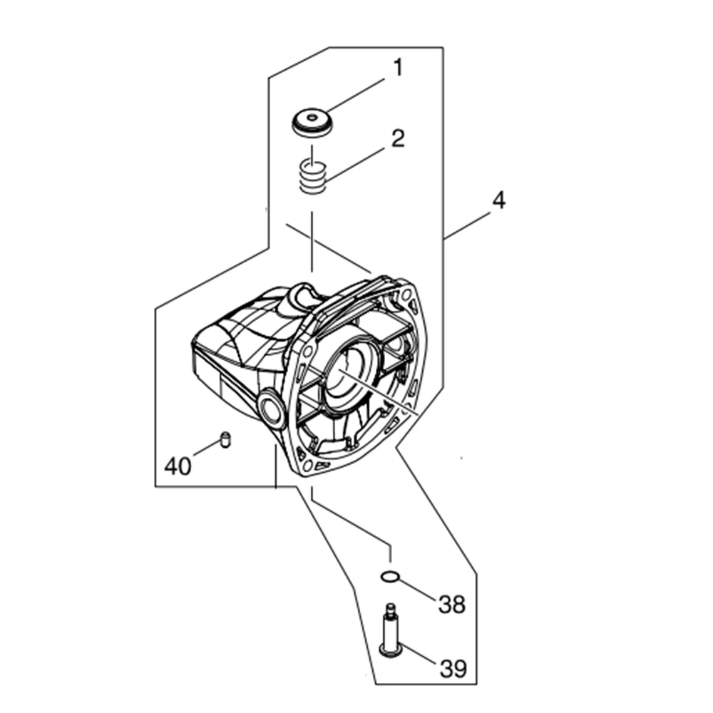 Zespół siedzenia przekładni do MAKITA DGA700 DGA900 DGA901 135918-7