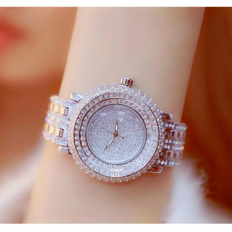 

Women Watches Top Brand Luxury Japan Quartz Movement Stainless Steel Sliver White Dial Waterproof Wristwatches Relogio Feminino