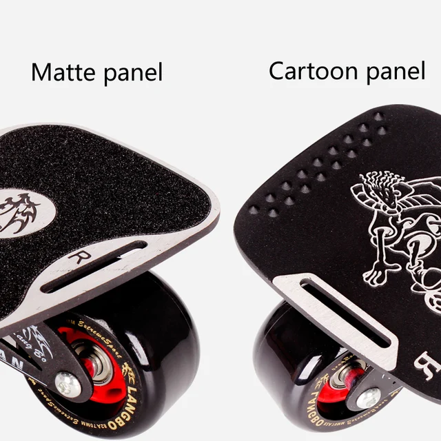1 Pair Skateboard Aluminium Alloy Mini Drift Short Board Roller 2
