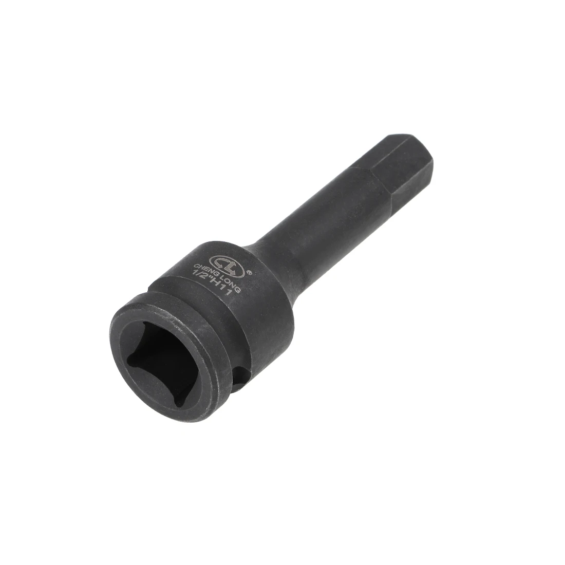 Prohex 1/2-Inch Drive X 11 Mm Impact Hex Bit Socket, Metrik 3 "Panjang, CR-MO