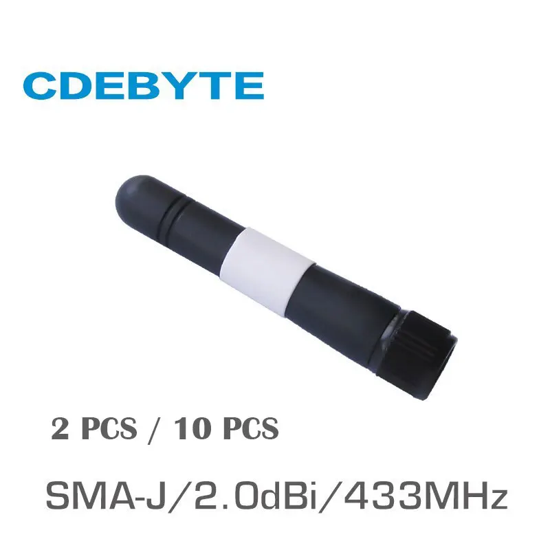 

10 pcs Wireless Antenna 433MHz SMA-J interface 50 Ohm impedance 1.5 SWR 2.0dBi gain high-quality omnidirectional antenna