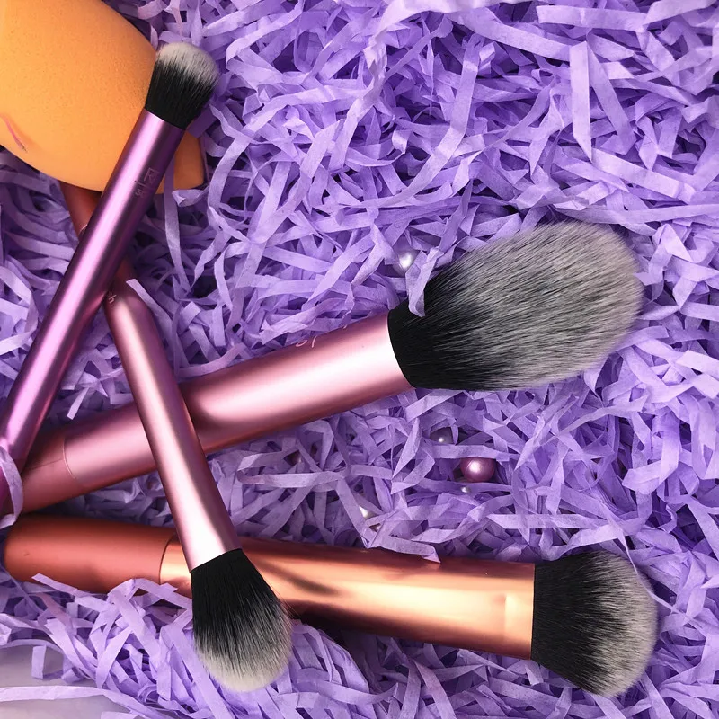 Professiona Makeup Brush Set, Everyday Essentials for Blush +Foundation+Highlighter+Concealer