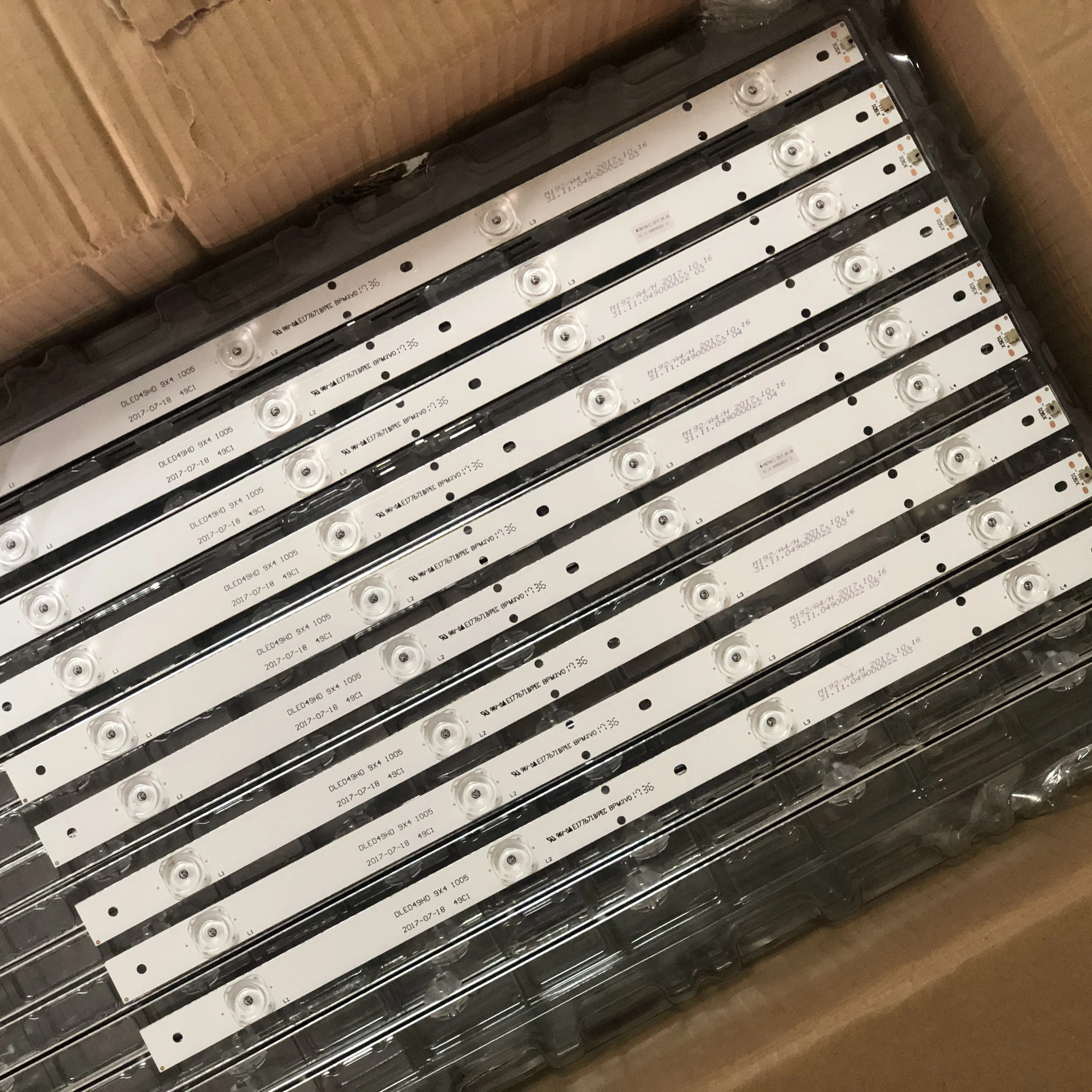 451MM LED Backlight Strip 4LEDs DLED49HD 9X4 1005 E177671B/PEC BPM2V0 1732