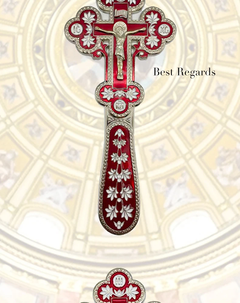 orthodox church Beste Grüße 2021 Orthodoxe Segen Kreuz Kirche Dekoration Orthodoxe Kreuz Kreuz Ornament Katholischen Decor Orthodoxe Hand Kreuz – Detail 8