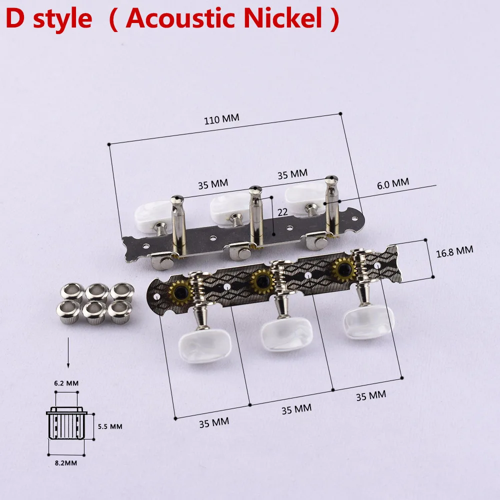 Clearance Sale 1 Set Classical Guitar Machine Heads Tuners  / Acoustic Guitar Machine Heads Tuners