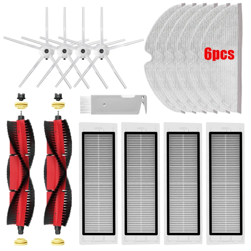 Voor XiaoMi Roborock s5 Max s6 MaxV s6 Pure Vacuüm Onderdelen Watertank Stof Box HEPA Filter Hoofdborstel Mop Doek Zijborstel