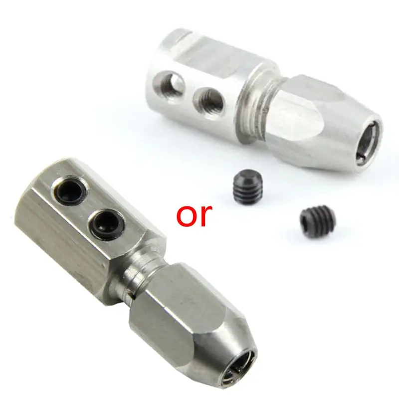 Flex Collet Coupler For 5mm Motor Shaft & 4mm Cable RC Boat Stainless Steel