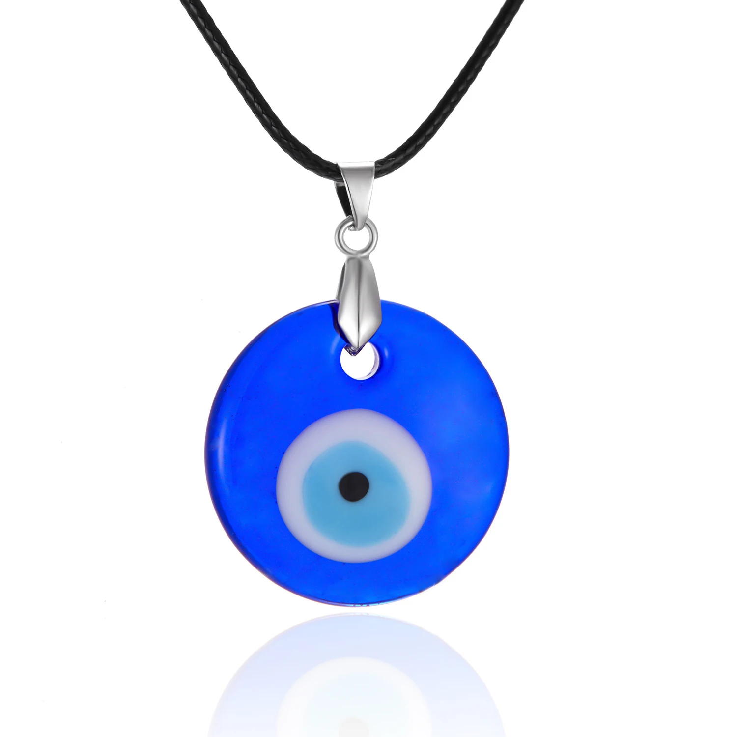 Vintage Türkische Halskette mit Bösem-Auge-Anhänger, Glücksbringer, Blaue Böse-Augen-Kette, Partyschmuck für Damen, Geschenk – Detail 3