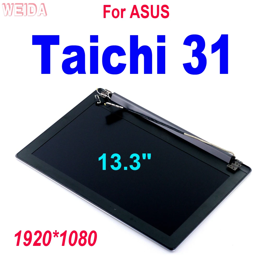 

Original LCD Replacement 13.3" For ASUS Taichi 31 LCD Display Touch Screen 1920*1080 A B Case+Frame Assembly TAICHI31