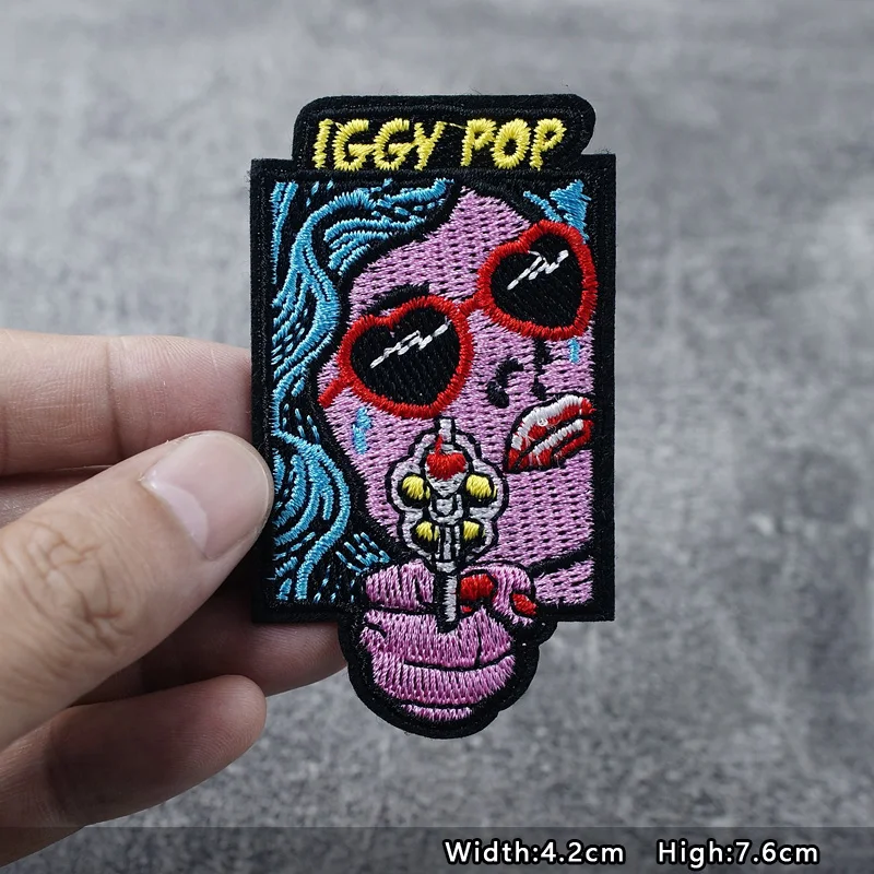 Bands Iron On Patches Apparel Sewing Fabric Handmade Appliques For Clothing Punk Rock Stickers Badges Parche