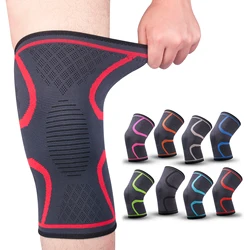 Ginocchiere sportive elastiche in Nylon 1pc supporto traspirante ginocchiera corsa Fitness escursionismo ciclismo ginocchiere Joelheiras SKDK