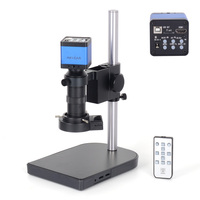 34MP 1080P Industrial Electronic Digital HDMI USB Soldering Stereo Microscope Video Camera 100X C-Mount Lens Zoom 40 LED Light