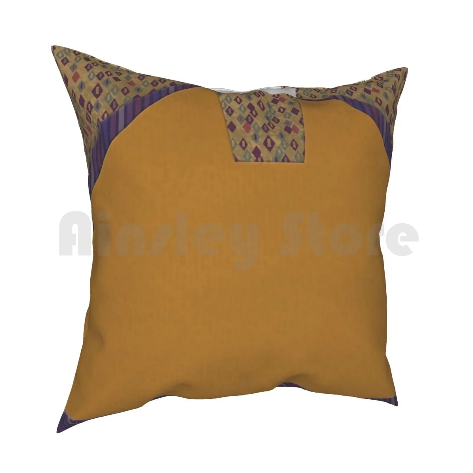 Cranial Nerve Cluster Pillow Case Printed Home Soft Throw Pillow Star Ds9 Deep Space Nine Garak Outfit Tan Mustard