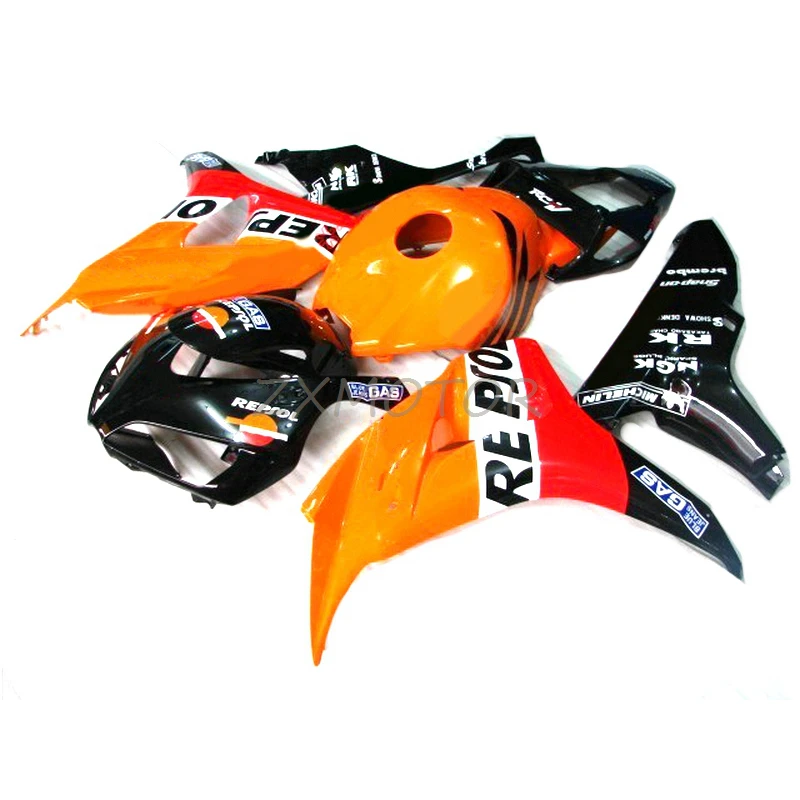 Injection molding Fairing kit for HONDA CBR1000RR 2006 2007 Motorcycle fairings CBR 1000RR 06 07 Orange Black Repsol HJ09