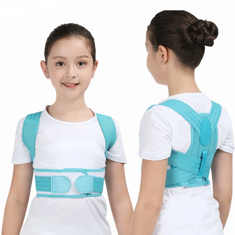Corrector de postura de espalda para niños y adolescentes, corsé ortopédico, hombro, cintura Lumbar, soporte de corrección, enderezar el cinturón
